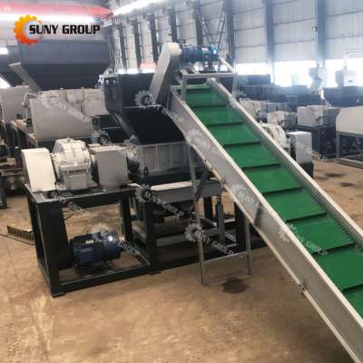 China high output fully automatic waste and used tire shredder machine for sale