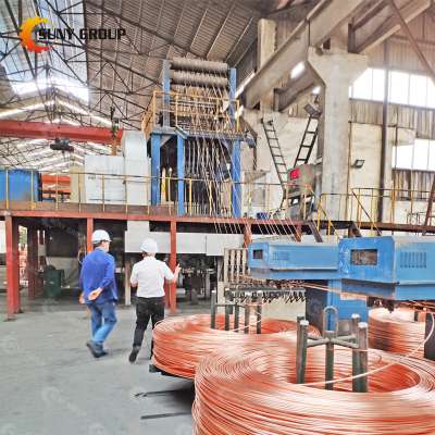 Scrap Copper Rod Extruding Machine Copper Wire Production Line