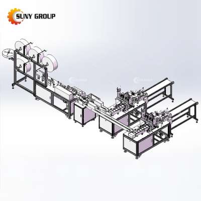 China Supply MeltBlown and Non Woven Face Mask Making Machine